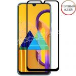 Защитное стекло для Samsung Galaxy M30s M307 [клеится на весь экран] Red Line (черное)