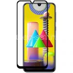 Защитное стекло для Samsung Galaxy M31 M315 [на весь экран] (черное)