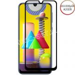Защитное стекло для Samsung Galaxy M31 M315 [клеится на весь экран] Red Line (черное)