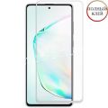 Защитное стекло для Samsung Galaxy Note 10 Lite N770 [клеится на весь экран] Red Line (серебристое)