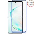 Защитное стекло для Samsung Galaxy Note 10 Lite N770 [клеится на весь экран] Red Line (синее)