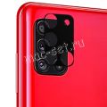 Защитное стекло для камеры Samsung Galaxy A31 A315 (черное) Deluxe