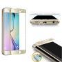 Защитное стекло 3D для Samsung Galaxy S6 edge G925F [изогнутое на весь экран] (золотистое)