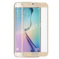 Защитное стекло 3D для Samsung Galaxy S6 edge G925F [изогнутое на весь экран] (золотистое)