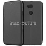 Чехол-книжка кожаный для Sony Xperia L2 / L2 Dual (черный) Fashion Case