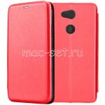 Чехол-книжка кожаный для Sony Xperia L2 / L2 Dual (красный) Fashion Case