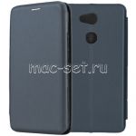 Чехол-книжка кожаный для Sony Xperia L2 / L2 Dual (синий) Fashion Case