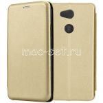 Чехол-книжка кожаный для Sony Xperia L2 / L2 Dual (золотистый) Fashion Case