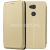Чехол-книжка кожаный для Sony Xperia L2 / L2 Dual (золотистый) Fashion Case
