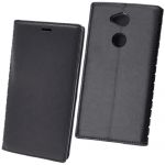 Чехол-книжка кожаный для Sony Xperia L2 / L2 Dual (черный) Book Case New