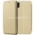 Чехол-книжка кожаный для Sony Xperia L3 / L3 Dual (золотистый) Fashion Case