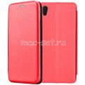 Чехол-книжка кожаный для Sony Xperia XA1 Plus / Dual (красный) Fashion Case