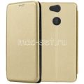 Чехол-книжка кожаный для Sony Xperia XA2 / XA2 Dual (золотистый) Fashion Case