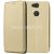Чехол-книжка кожаный для Sony Xperia XA2 / XA2 Dual (золотистый) Fashion Case