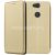 Чехол-книжка кожаный для Sony Xperia XA2 Plus (золотистый) Fashion Case