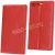 Чехол-книжка кожаный для Sony Xperia XZ Premium / Dual (красный) Book Case New
