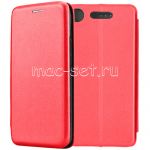 Чехол-книжка кожаный для Sony Xperia XZ1 / XZ1 Dual (красный) Fashion Case