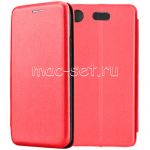 Чехол-книжка кожаный для Sony Xperia XZ1 Compact (красный) Fashion Case