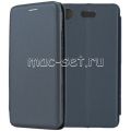 Чехол-книжка кожаный для Sony Xperia XZ1 Compact (синий) Fashion Case