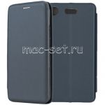 Чехол-книжка кожаный для Sony Xperia XZ1 Compact (синий) Fashion Case