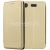 Чехол-книжка кожаный для Sony Xperia XZ1 Compact (золотистый) Fashion Case