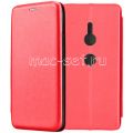 Чехол-книжка кожаный для Sony Xperia XZ2 / XZ2 Dual (красный) Fashion Case