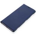 Чехол-книжка кожаный для Sony Xperia XZ2 / XZ2 Dual (синий) Brosco