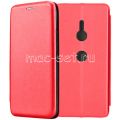 Чехол-книжка кожаный для Sony Xperia XZ3 / XZ3 Dual (красный) Fashion Case