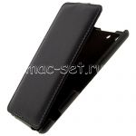 Чехол-книжка вертикальный флип для Sony Xperia M5 / M5 Dual (черный) UpCase
