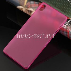 Чехол-накладка пластиковый для Sony Xperia Z3 / Z3 Dual ультратонкий (малиновый)