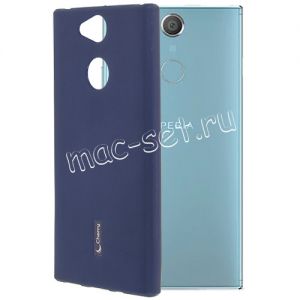 Чехол-накладка силиконовый для Sony Xperia XA2 / XA2 Dual (синий) Cherry