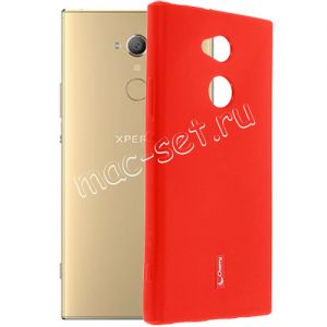 Чехол-накладка силиконовый для Sony Xperia XA2 Ultra / Dual (красный) Cherry