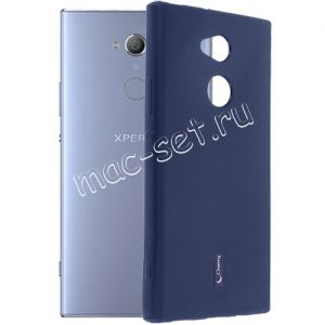 Чехол-накладка силиконовый для Sony Xperia XA2 Ultra / Dual (синий) Cherry