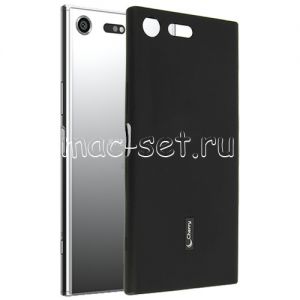 Чехол-накладка силиконовый для Sony Xperia XZ Premium / Dual (черный) Cherry