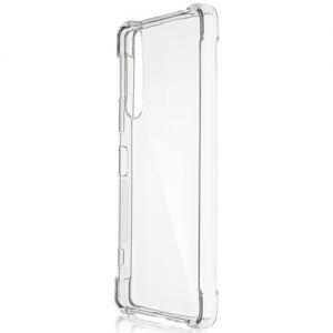 Чехол-накладка силиконовый для Sony Xperia 1 II (прозрачный) противоударный Brosco