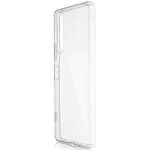 Чехол-накладка силиконовый для Sony Xperia 1 II (прозрачный) Brosco