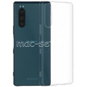 Чехол-накладка силиконовый для Sony Xperia 5 (прозрачный 1.0мм)