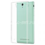 Чехол-накладка силиконовый для Sony Xperia C3 / C3 Dual (прозрачный 0.5мм)