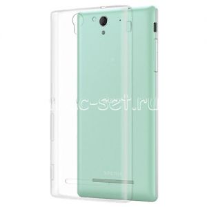 Чехол-накладка силиконовый для Sony Xperia C3 / C3 Dual (прозрачный 0.5мм)