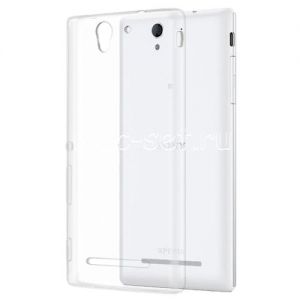 Чехол-накладка силиконовый для Sony Xperia C3 / C3 Dual (прозрачный 1.0мм)