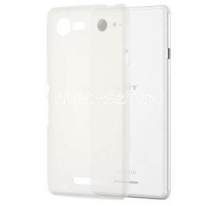 Чехол-накладка силиконовый для Sony Xperia E3 / E3 Dual (белый)