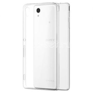 Чехол-накладка силиконовый для Sony Xperia M4 Aqua / M4 Aqua Dual (прозрачный 0.3мм)