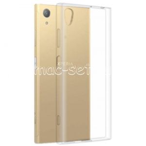 Чехол-накладка силиконовый для Sony Xperia XA1 Plus / Dual (прозрачный 1.0мм)