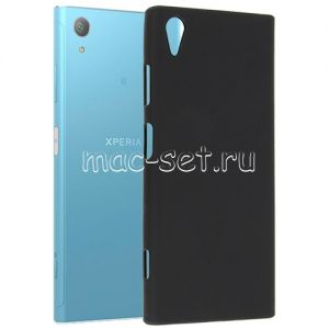 Чехол-накладка силиконовый для Sony Xperia XA1 Plus / Dual (черный 1.2мм)