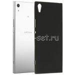 Чехол-накладка силиконовый для Sony Xperia XA1 Ultra / Dual (черный 1.2мм)
