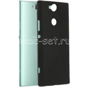 Чехол-накладка силиконовый для Sony Xperia XA2 Plus (черный 1.2мм)