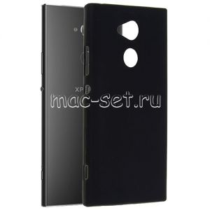 Чехол-накладка силиконовый для Sony Xperia XA2 Ultra / Dual (черный 1.2мм)