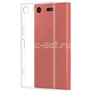 Чехол-накладка силиконовый для Sony Xperia XZ1 Compact (прозрачный 0.5мм)