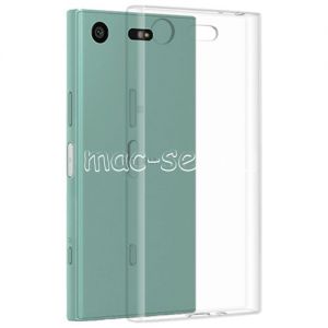 Чехол-накладка силиконовый для Sony Xperia XZ1 Compact (прозрачный 1.0мм)