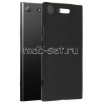 Чехол-накладка силиконовый для Sony Xperia XZ1 / XZ1 Dual (черный 1.2мм)